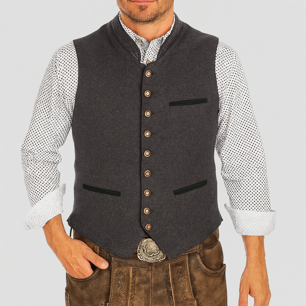 Traditioneel herenvest – Klassieke stijl met authentieke flair