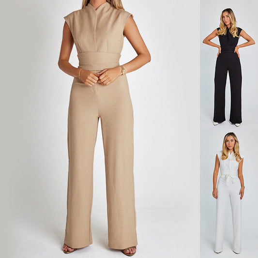 Jumpsuit met wijde pijpen