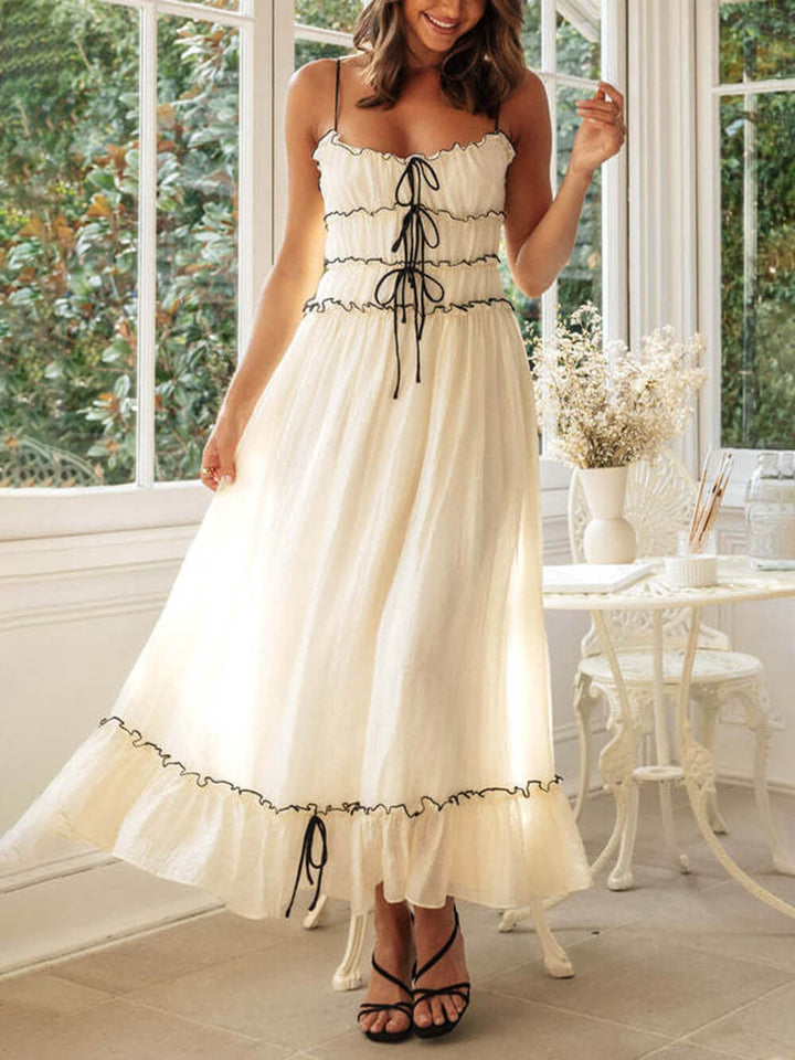 Elegante ruches jurk