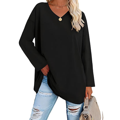 Wendy - Trui met oversized V-hals