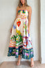 Maxi Jurk met Feestelijke Print