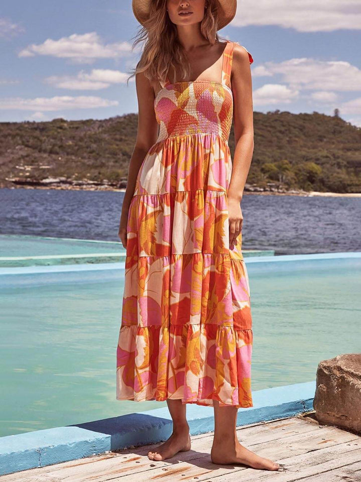 Zomerjurk met Tropische Print