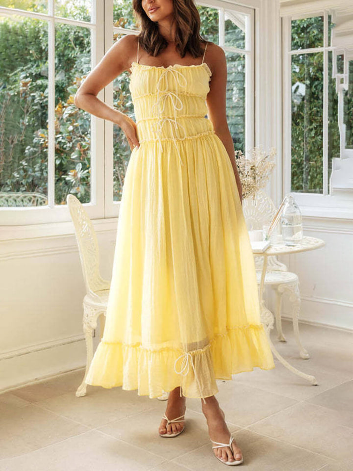 Elegante ruches jurk