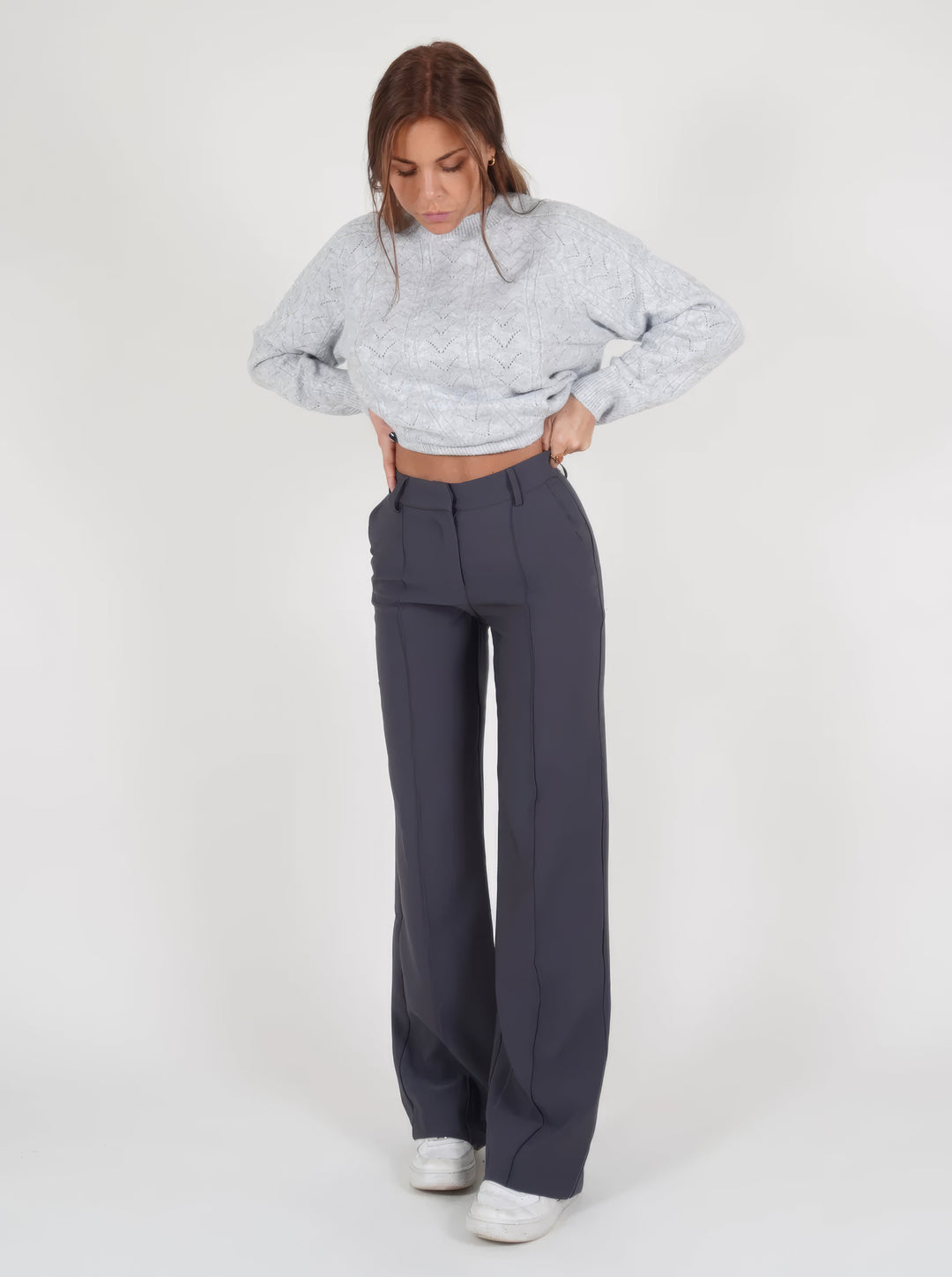 Elegante Broek Met Hoge Taille