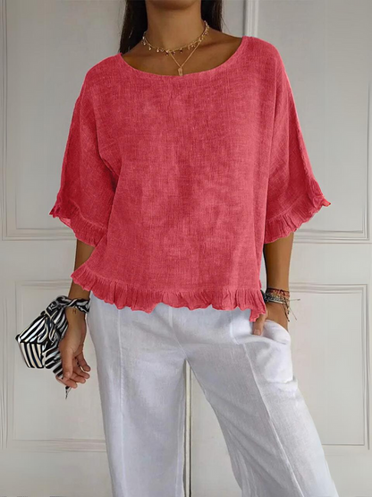 SANDRA | BLOUSE MET RUCHES