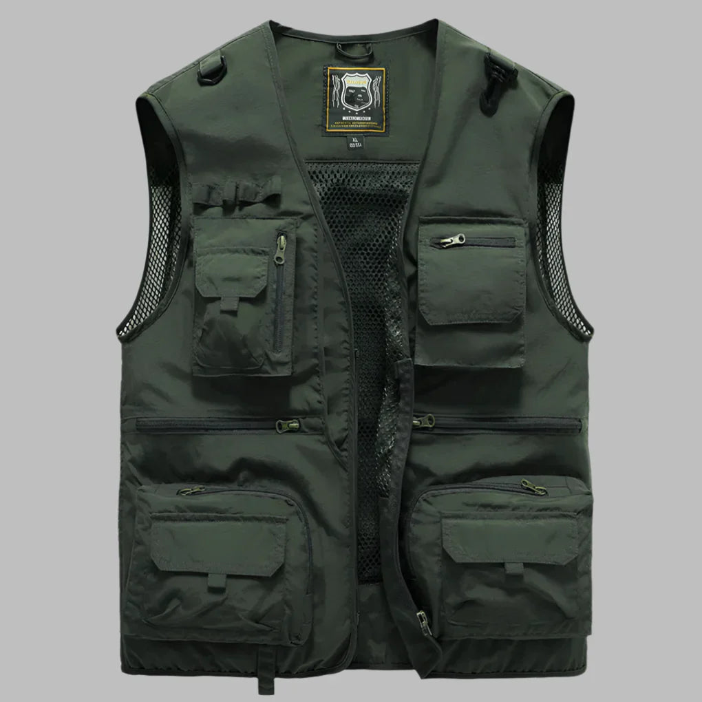 Zomervest met meerdere zakken