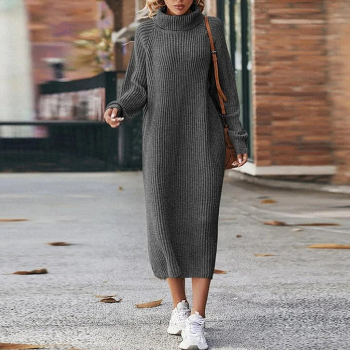 Damesjurk van gebreide stof – Larana Casual Knitwear