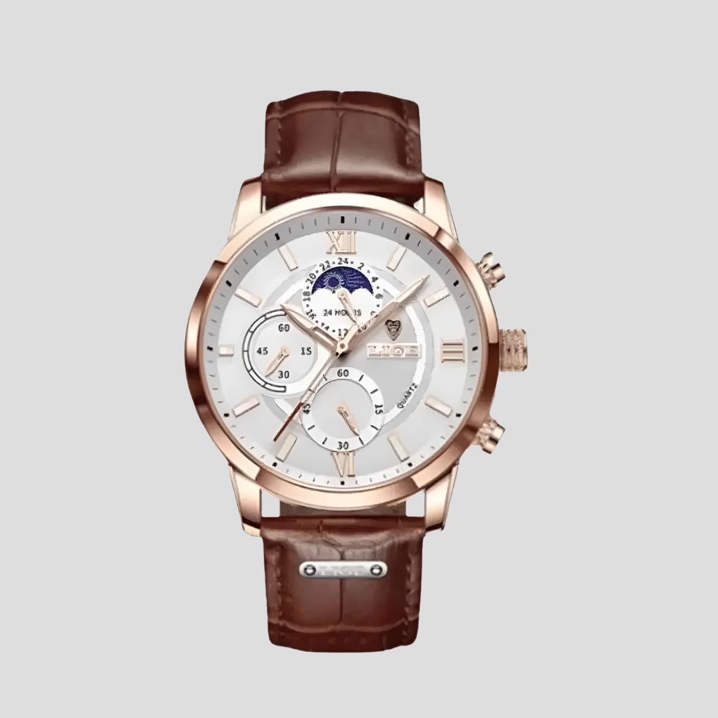 42mm Heren Klassiek Horloge Elegant en Functioneel
