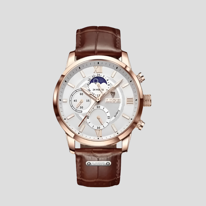 42mm Heren Klassiek Horloge Elegant en Functioneel
