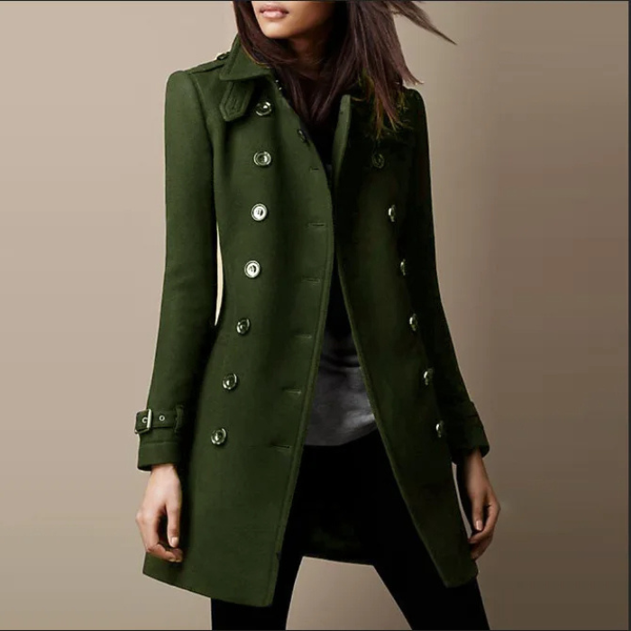 Elegante double-breasted trenchcoat voor dames