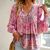 Damesblouse met bloemenprint – moderne dagelijkse kleding