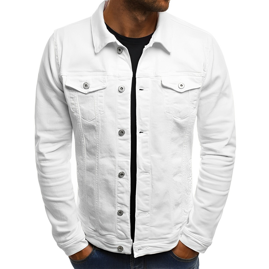 Denim zomerjas voor heren – lichtgewicht stijl voor warme dagen