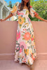 Elegante Jurk met Bloemenprint