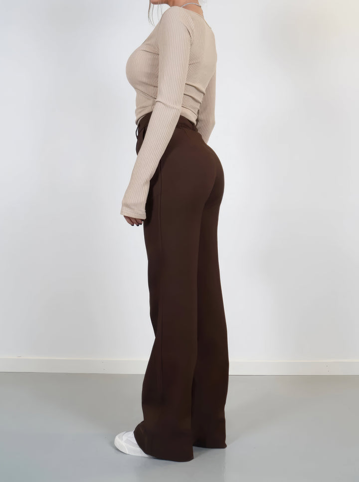 Elegante Broek Met Hoge Taille