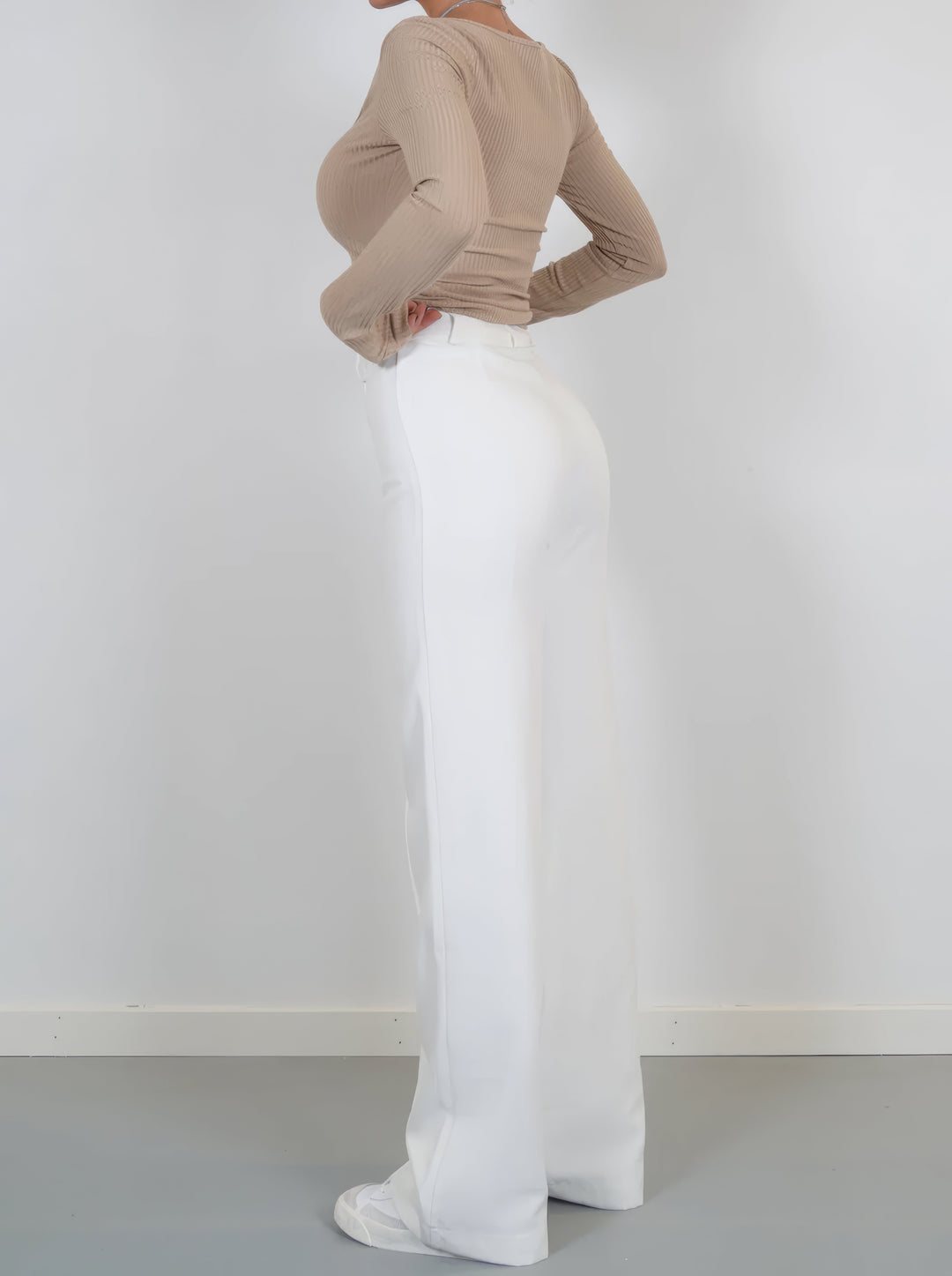 Elegante Broek Met Hoge Taille