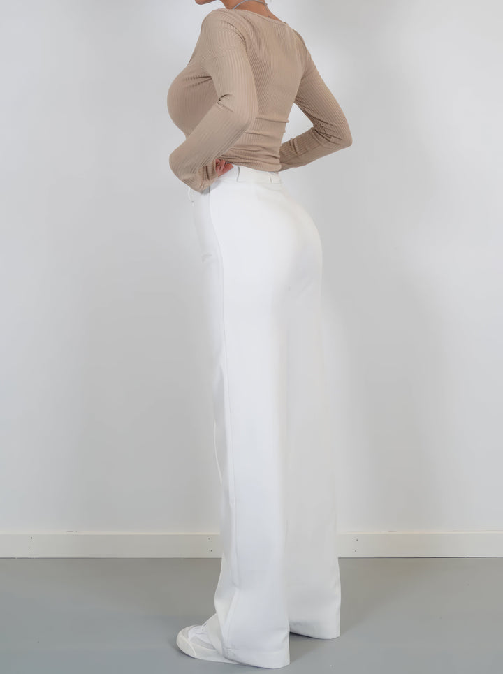 Elegante Broek Met Hoge Taille
