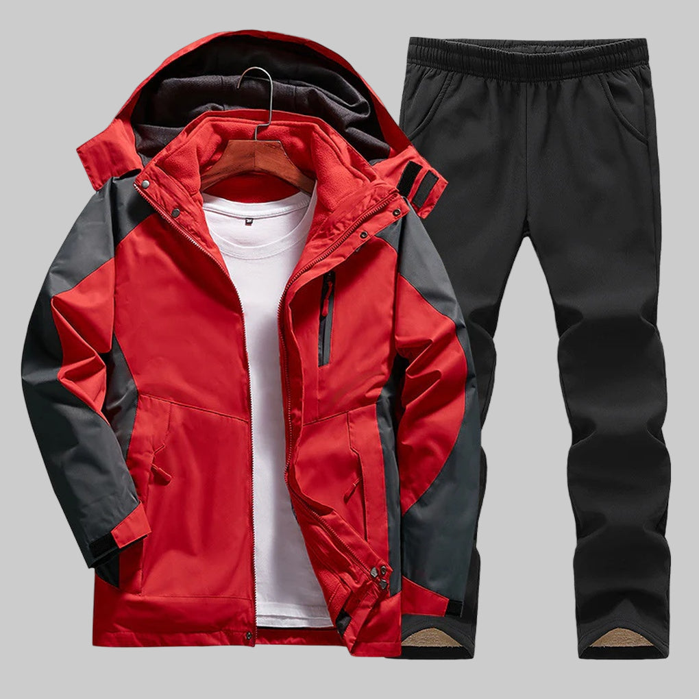 3-in-1 outdoorset voor dames, veelzijdige laagjes voor wisselende omstandigheden
