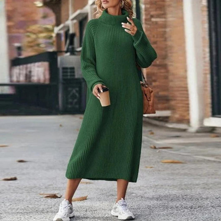 Damesjurk van gebreide stof – Larana Casual Knitwear