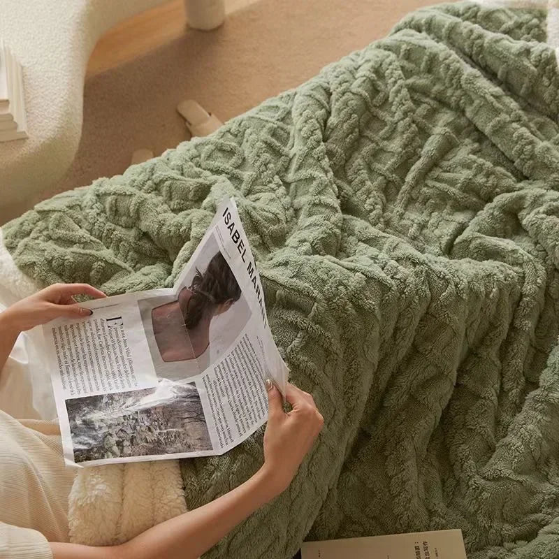 Winterlamwollen deken: ultieme warmte en comfort voor koudere dagen