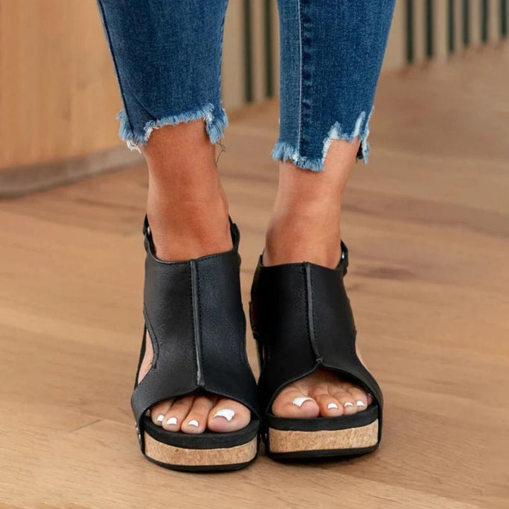 Valery – Ontworpen voor balans Leren sandalen voor dames