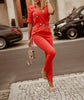 Elegante jumpsuit met riem