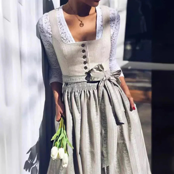 Dirndl-jurk met vierkante hals – editie Oktoberfest 2025