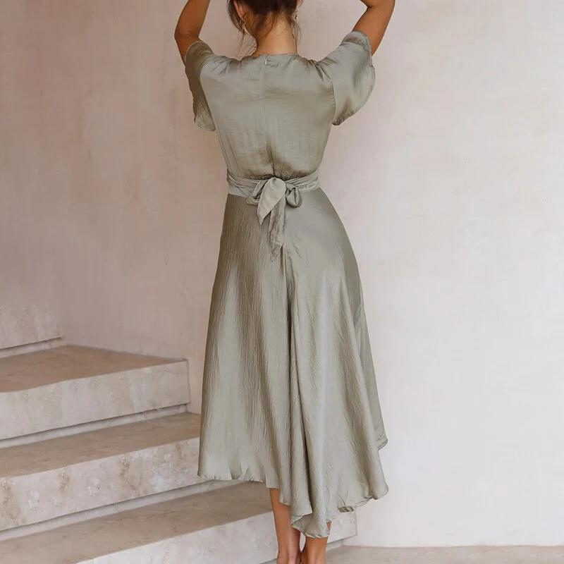 Dames Elegante Jurk met Strik