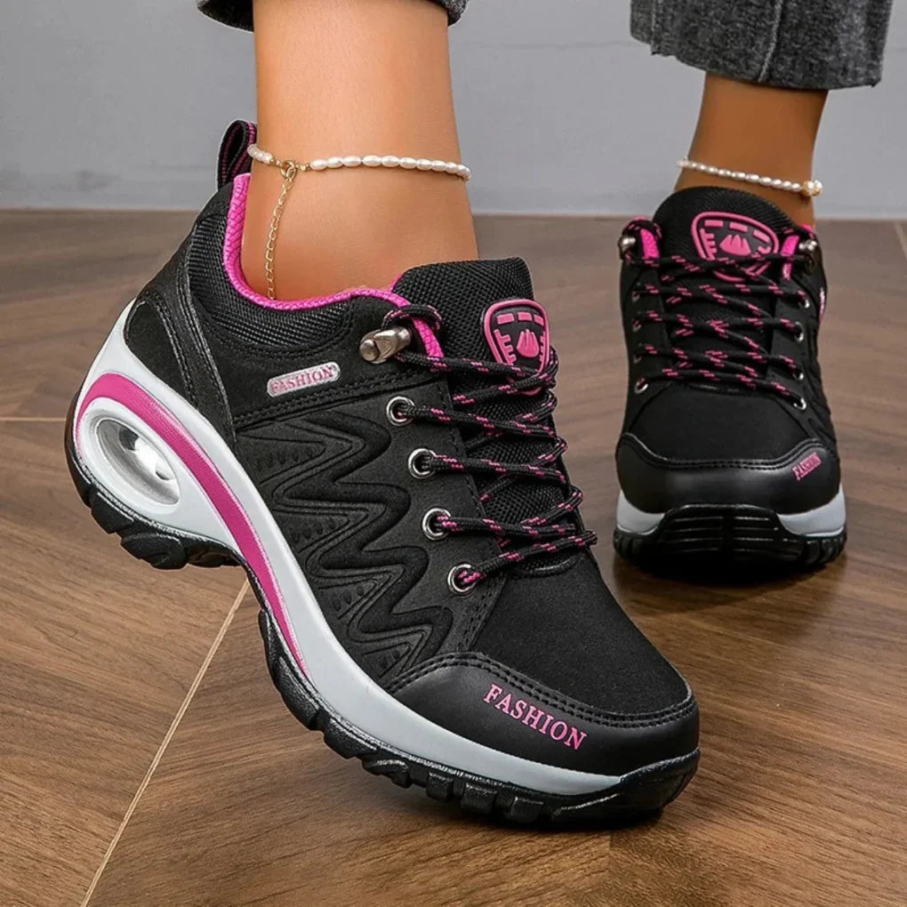 Waterbestendige kleurrijke wandelschoenen voor dames