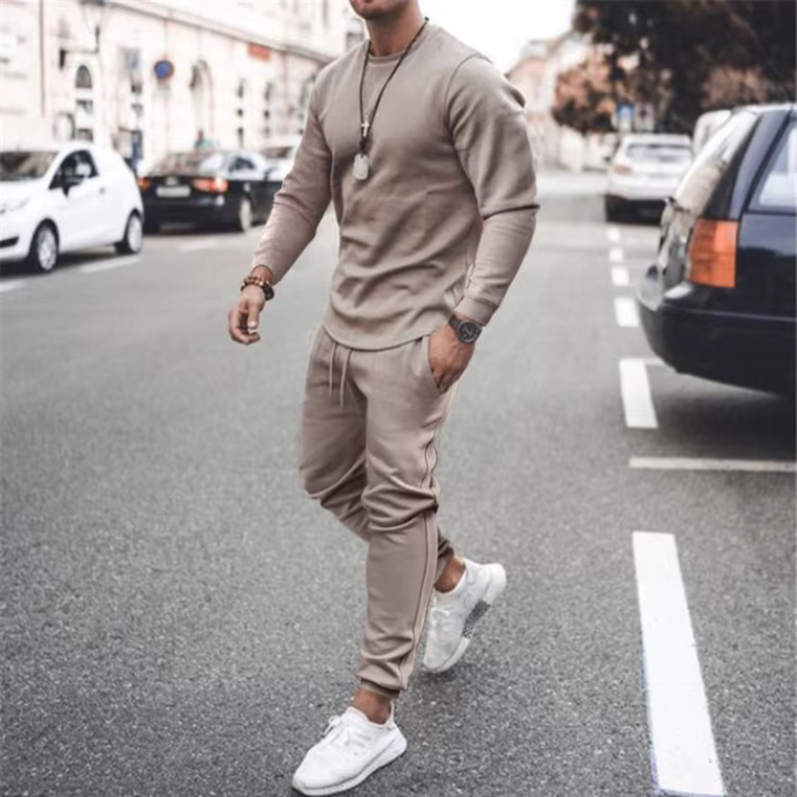 Casual tweedelige set voor heren