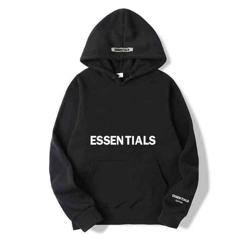 Warme fleece hoodie met letterprint Gezellig comfort ontmoet urban stijl