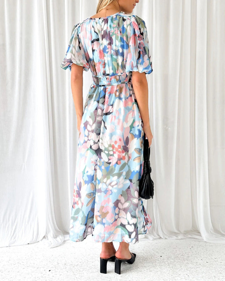Luchtige Bloemen Maxi Jurk