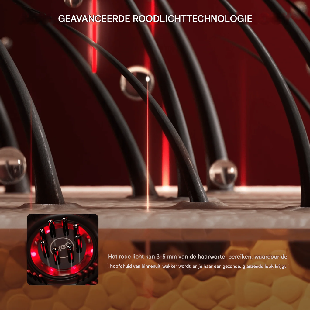 Hoofdhuidmassageborstel