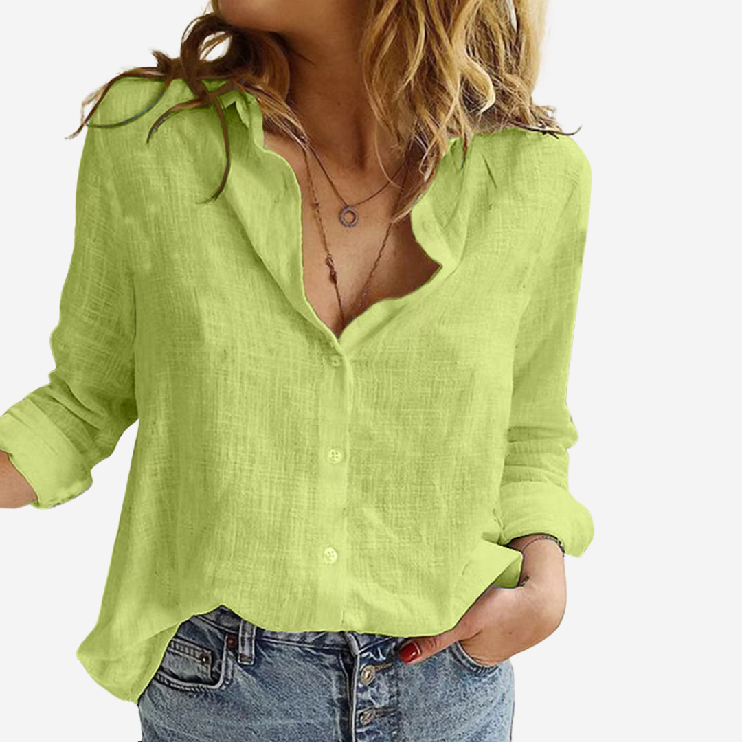 Femke – Linnen Blouse voor dames