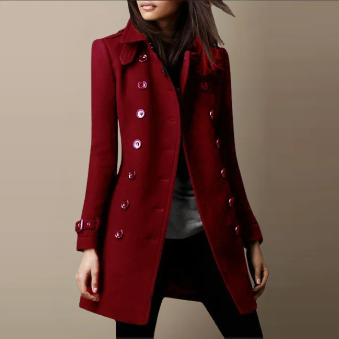 Elegante double-breasted trenchcoat voor dames