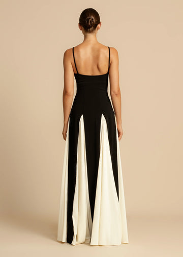 Elegante Avondjurk met Contrast