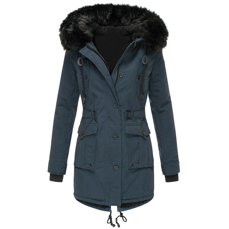 Winterjas met capuchon voor dames Stijlvolle warmte voor koude dagen