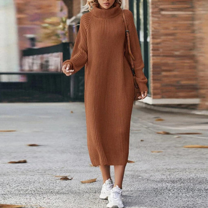 Damesjurk van gebreide stof – Larana Casual Knitwear