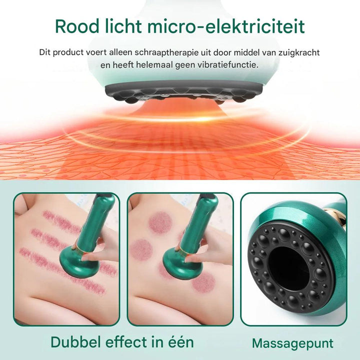 Vacuümzuigtherapie met infraroodwarmte voor afslanking en ontspanning