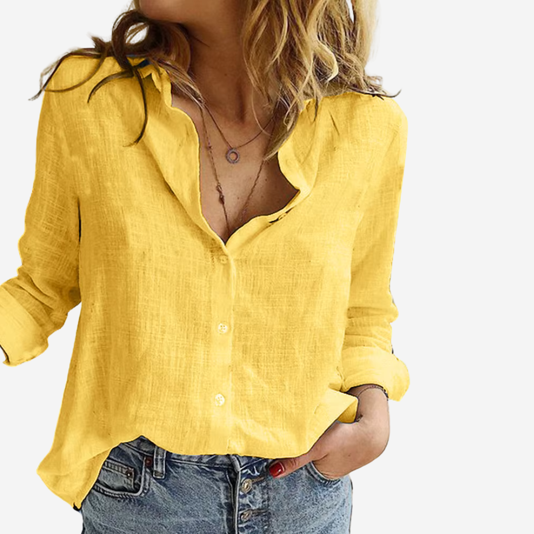 Femke – Linnen Blouse voor dames