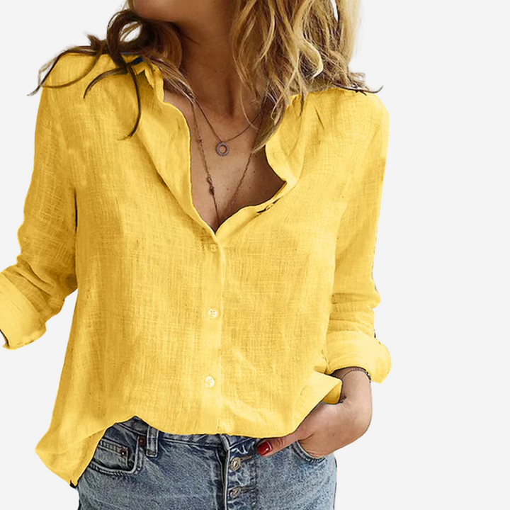 Femke – Linnen Blouse voor dames