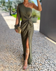Dames Asymmetrische Elegante Jurk