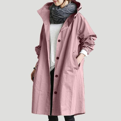 Zoe - Oversized Casual Trenchcoat met Knoopsluiting