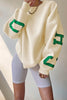 Stylish oversized trui