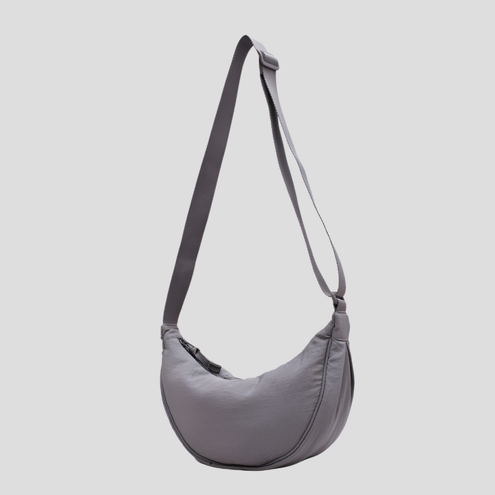 Ruime nylon schoudertas voor dames