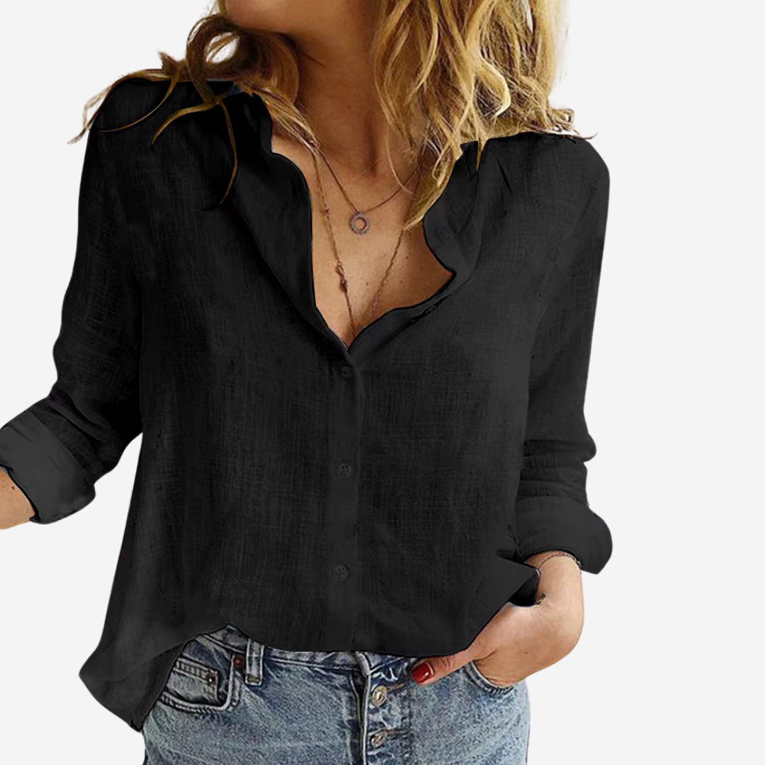 Femke – Linnen Blouse voor dames
