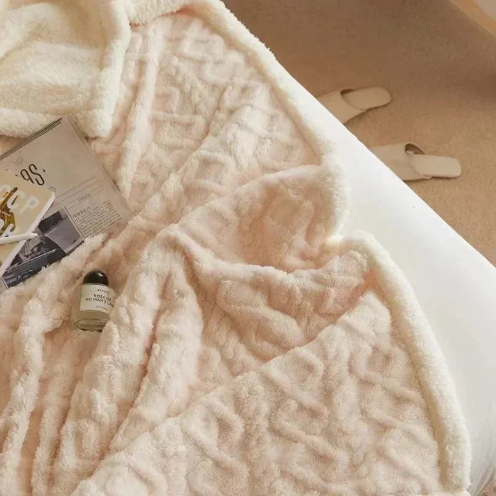 Dikke winterdeken van lamswol