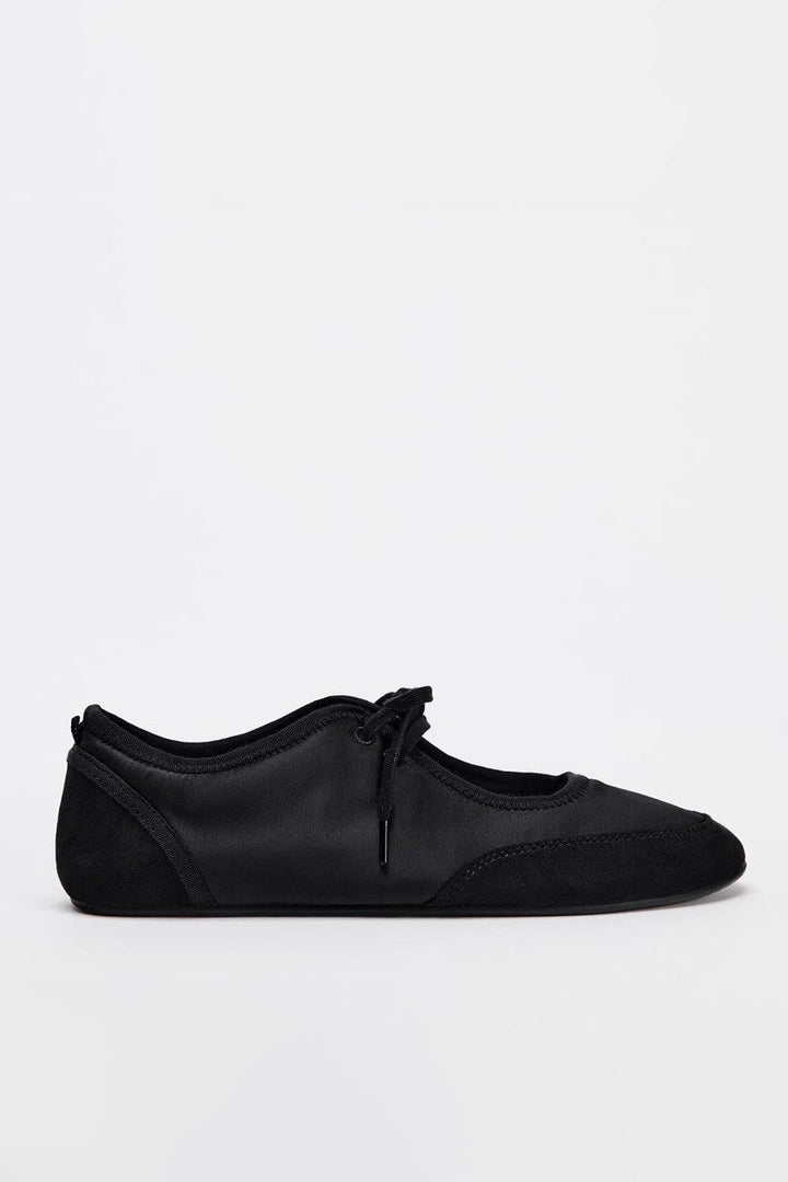Ballerina's met Vetersluiting