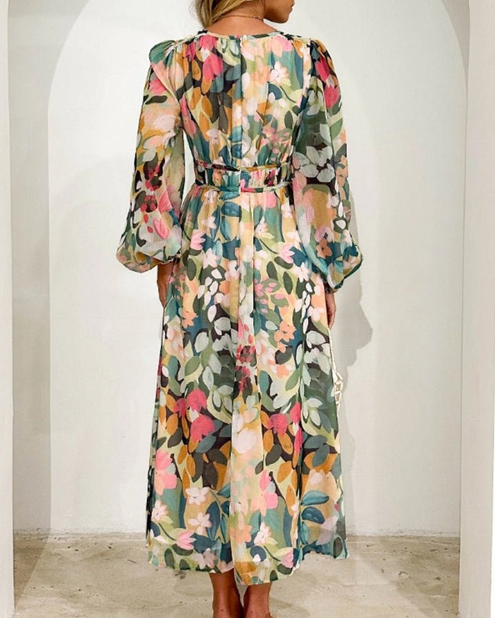 Luchtige Bloemen Maxi Jurk