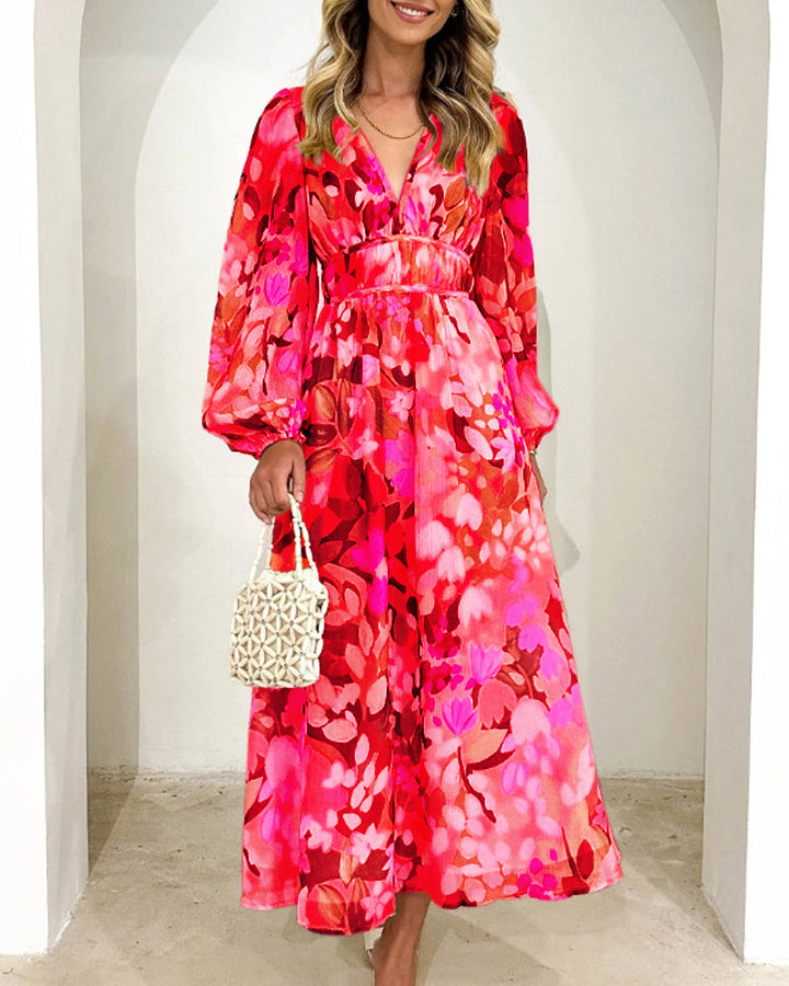 Luchtige Bloemen Maxi Jurk