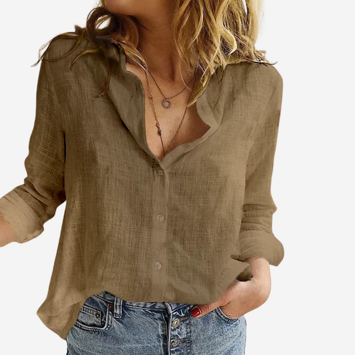 Femke – Linnen Blouse voor dames